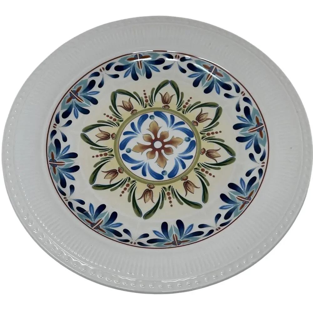Pier 1 Imports Ironstone 11” Dinner Plate - Athena Pattern